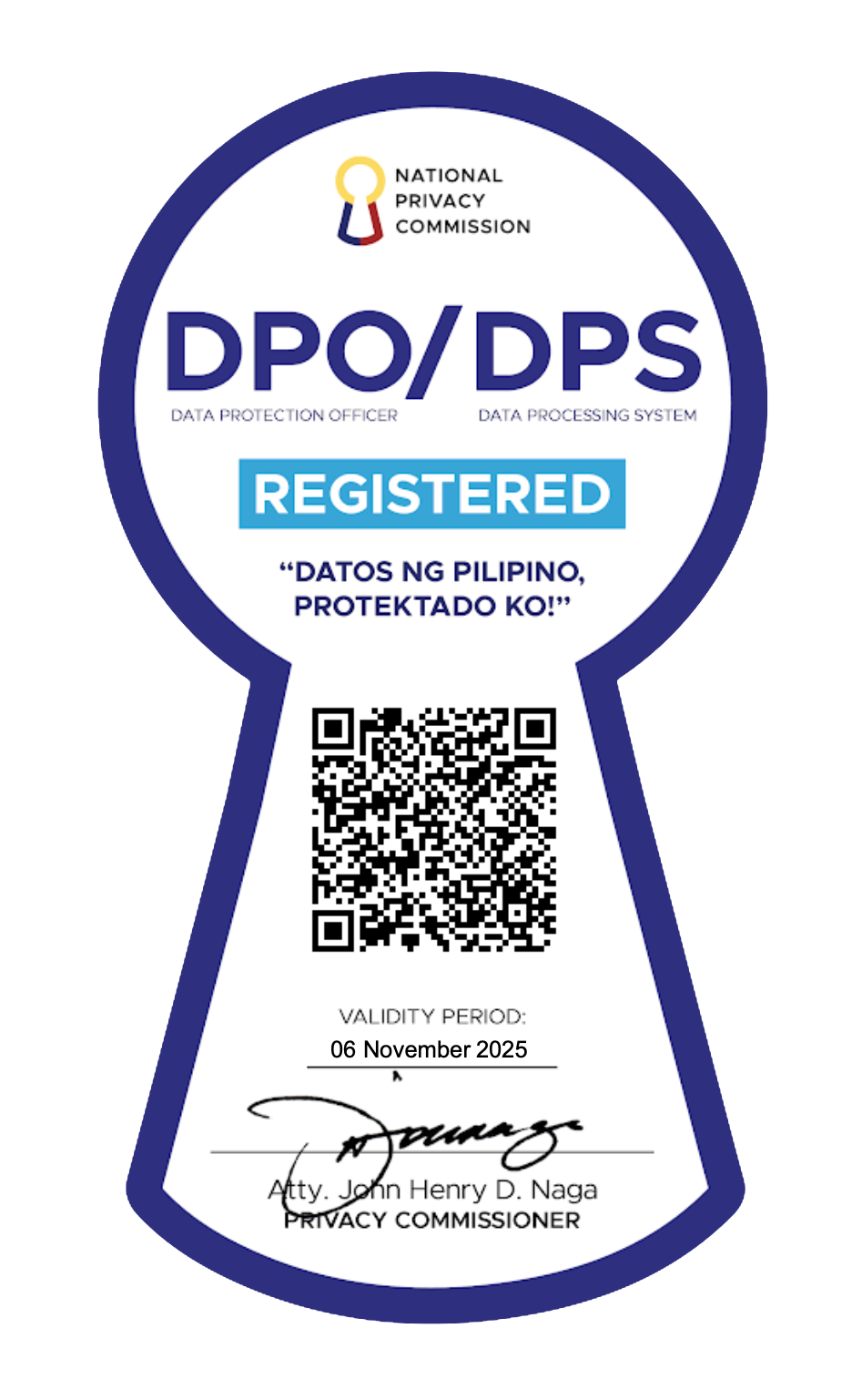 Certificate of Registration Seal